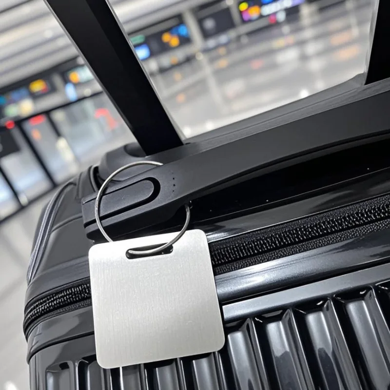 Benutzerdefinierter Text, langlebiger Gepäckanhänger, personalisierte Gravur, Rucksäcke, Koffer, perfektes Geschenk zum Valentinstag, Reisetaschenanhänger – Detail 12