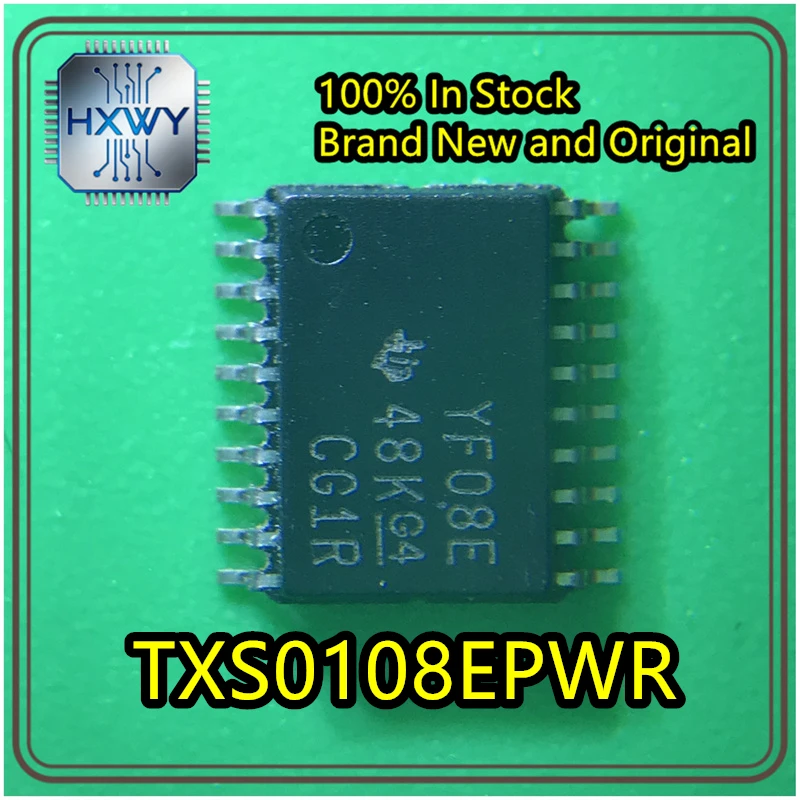 (30/100 pieces) TXS0108EPWR YF08E TSSOP-20 8-bit bidirectional voltage level converter chip, brand new, original, in stock,