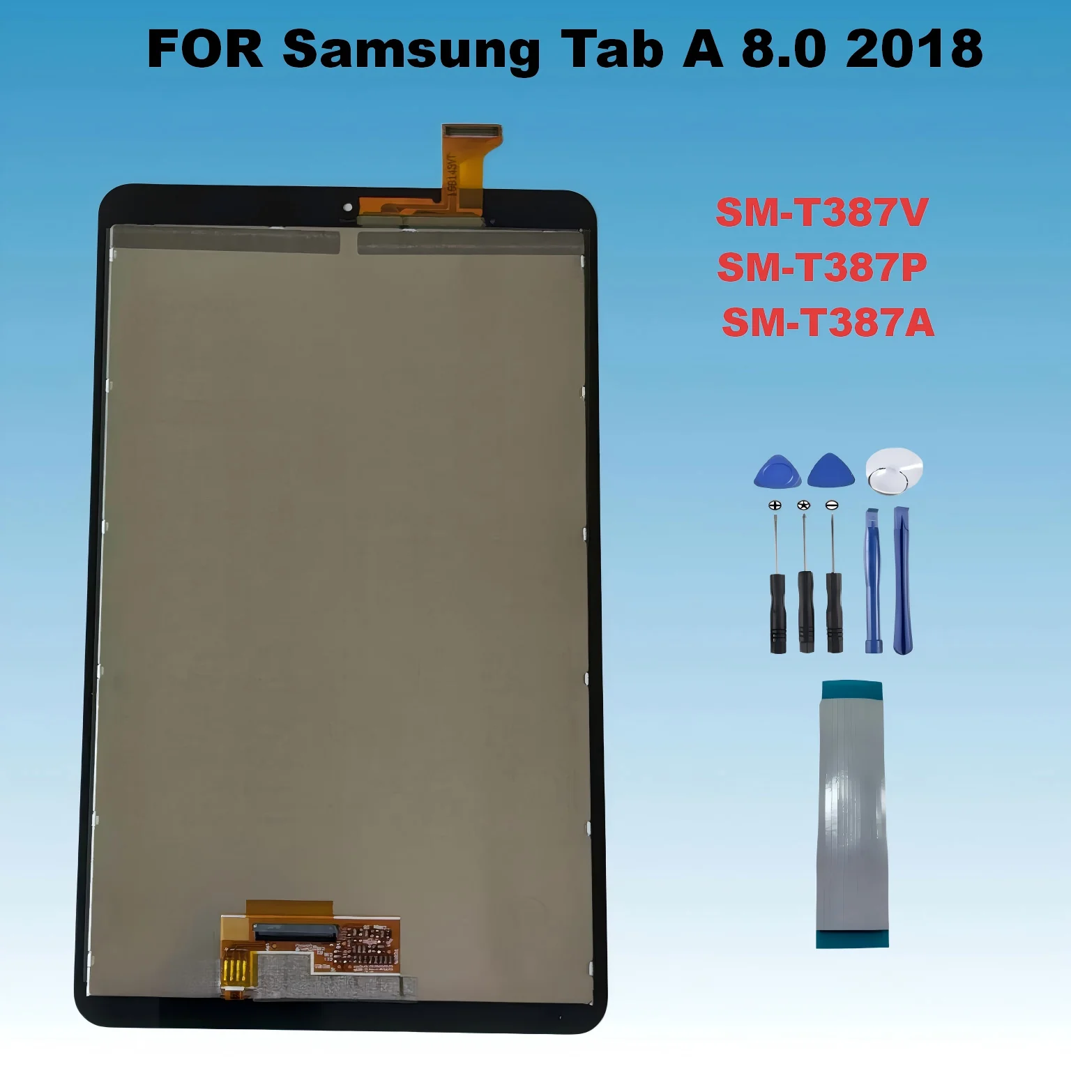 

A+ FOR Samsung Tab A 8.0 2018 SM-T387 T387V T387P T387A LCD Display + Touch Screen Digitizer Assembly