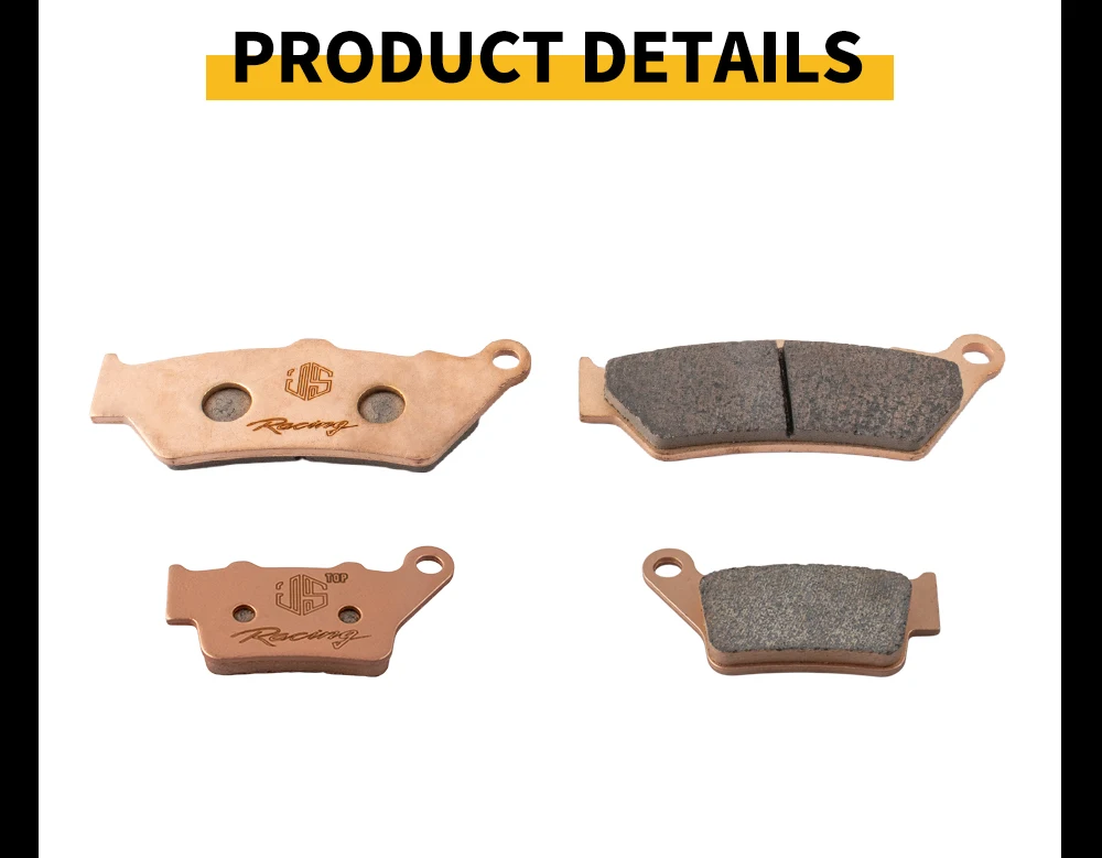 JSRAOIMG Motorradzubehör Sinter-Bremsbeläge vorne und hinten für HONDA SLR650 RD09 H569 1997 SLR650V 1996-1997 CB500 CB500S CBR250R NX650 – Detail 18