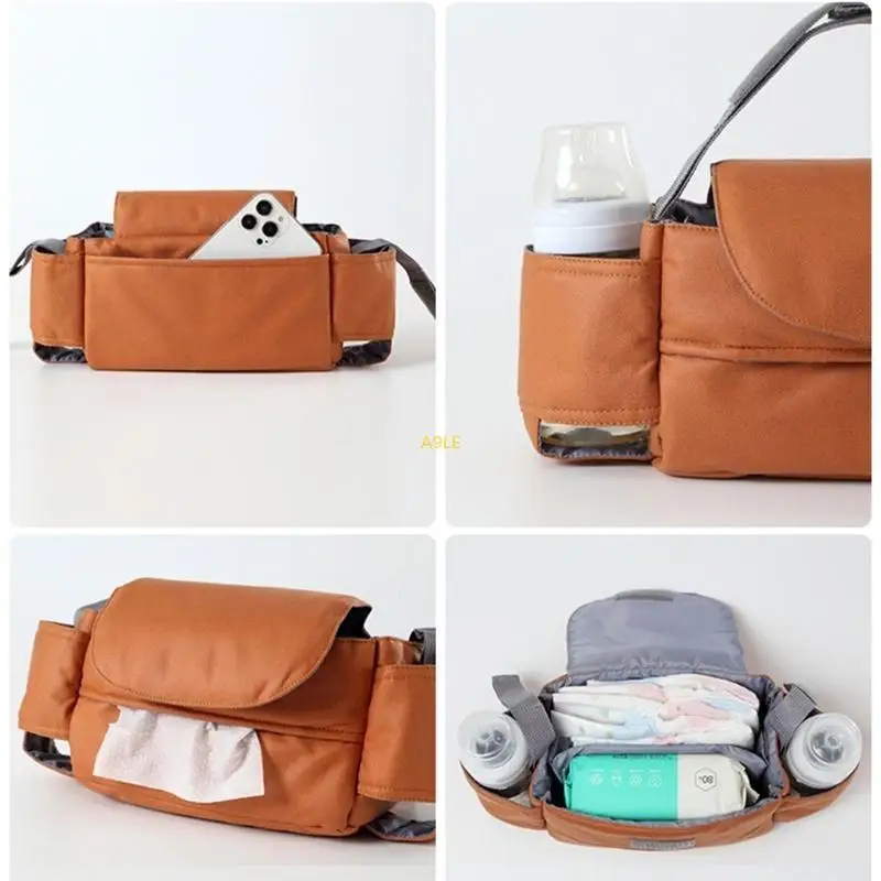 Organizador carrinho universal Bag carrinho bebê portátil capacidade