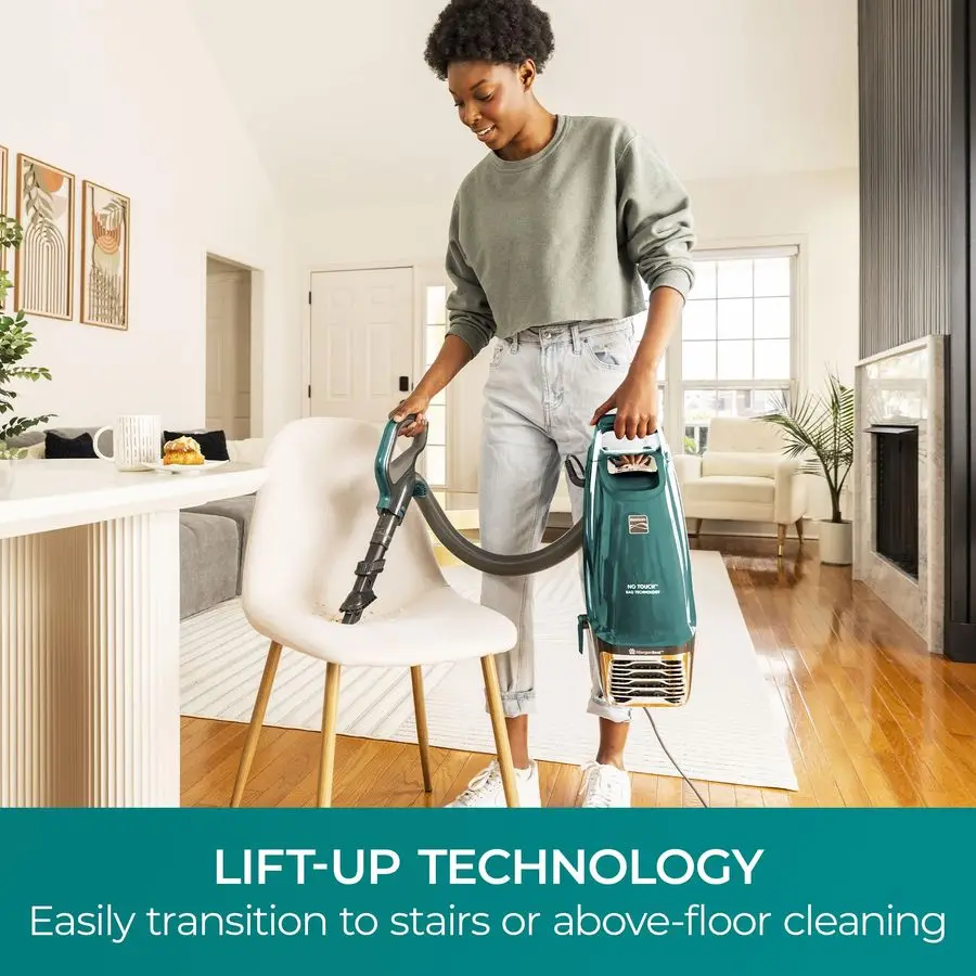 Intuition Bagged Upright Vacuum LiftUp Carpet Cleaner 2Motor Power Suction with HEPA Filter, 3in1 Combination Tool, HandiMate fo