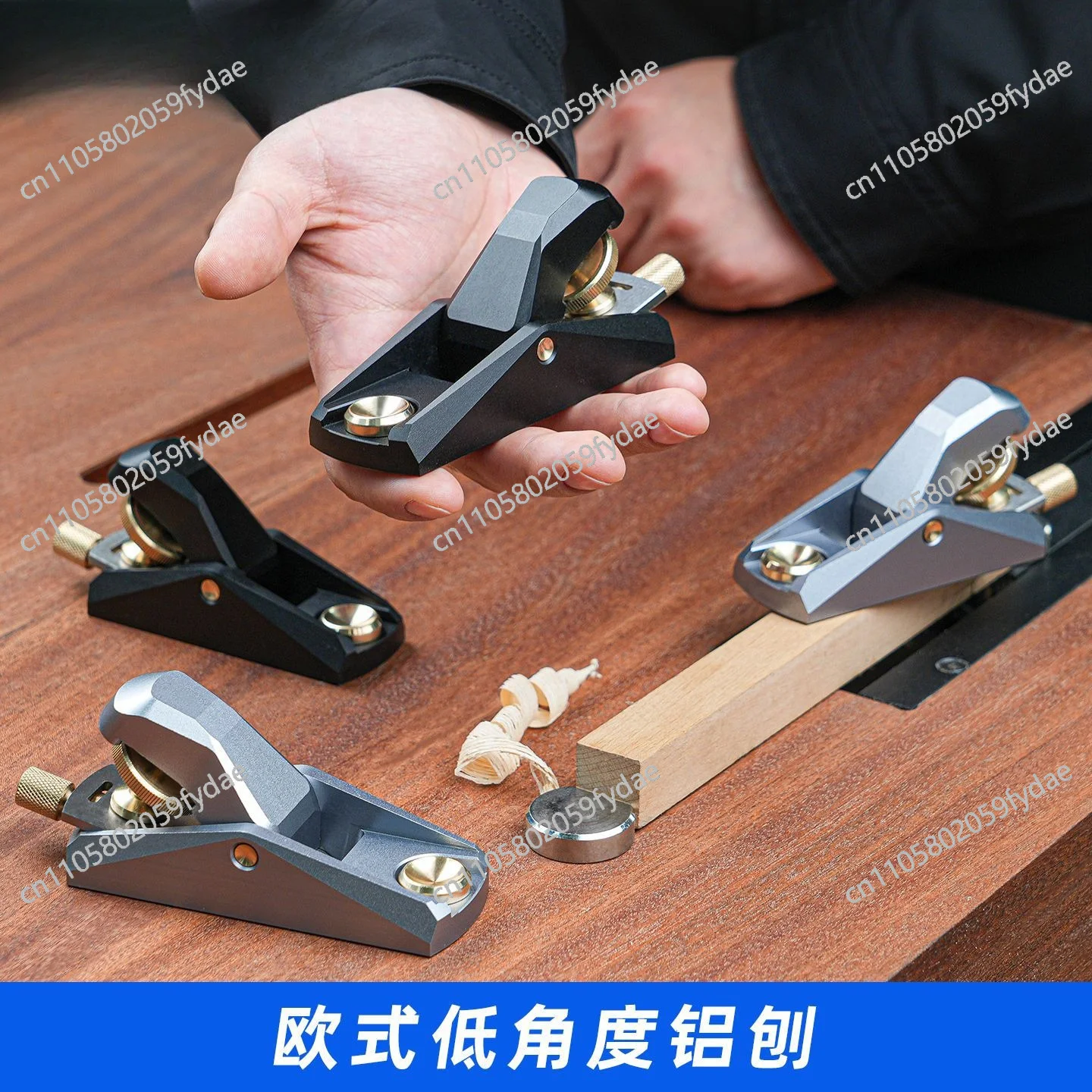 Woodworking low angle aluminum planer mini mini European flat planer pull planer trimming DIY leather miniature model