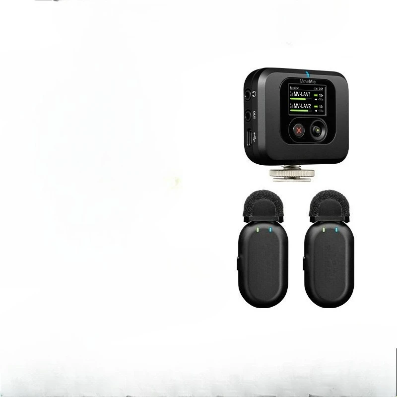 Wireless little bee, collar clip type, microphone, mobile phone camera, live recording microphone.