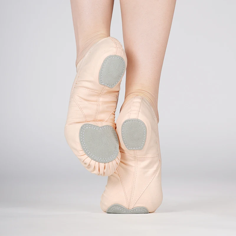 Ballet Dance Shoes for Women Girls Soft Sole Dance Yoga Practice Shoes Beige Adult Ballerina Dance Slippers