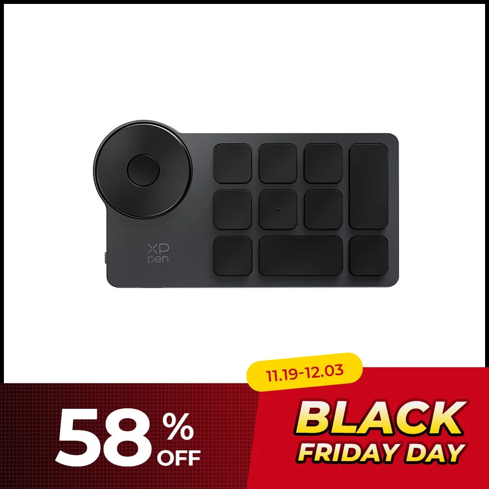 XPPen Wireless Shortcut Remote Express Key Bluetooth 5.0 Customizable shortcut keys for Graphic Tablet Pen Display Monitor