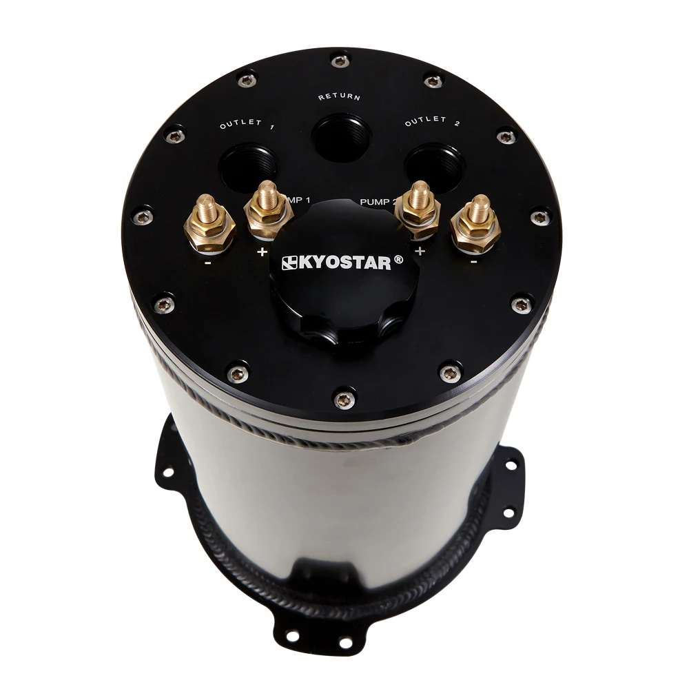 

Custom High Performance Auto Parts Fuel Regulator Tank 2.8L Double Pump Double Entry Tank
