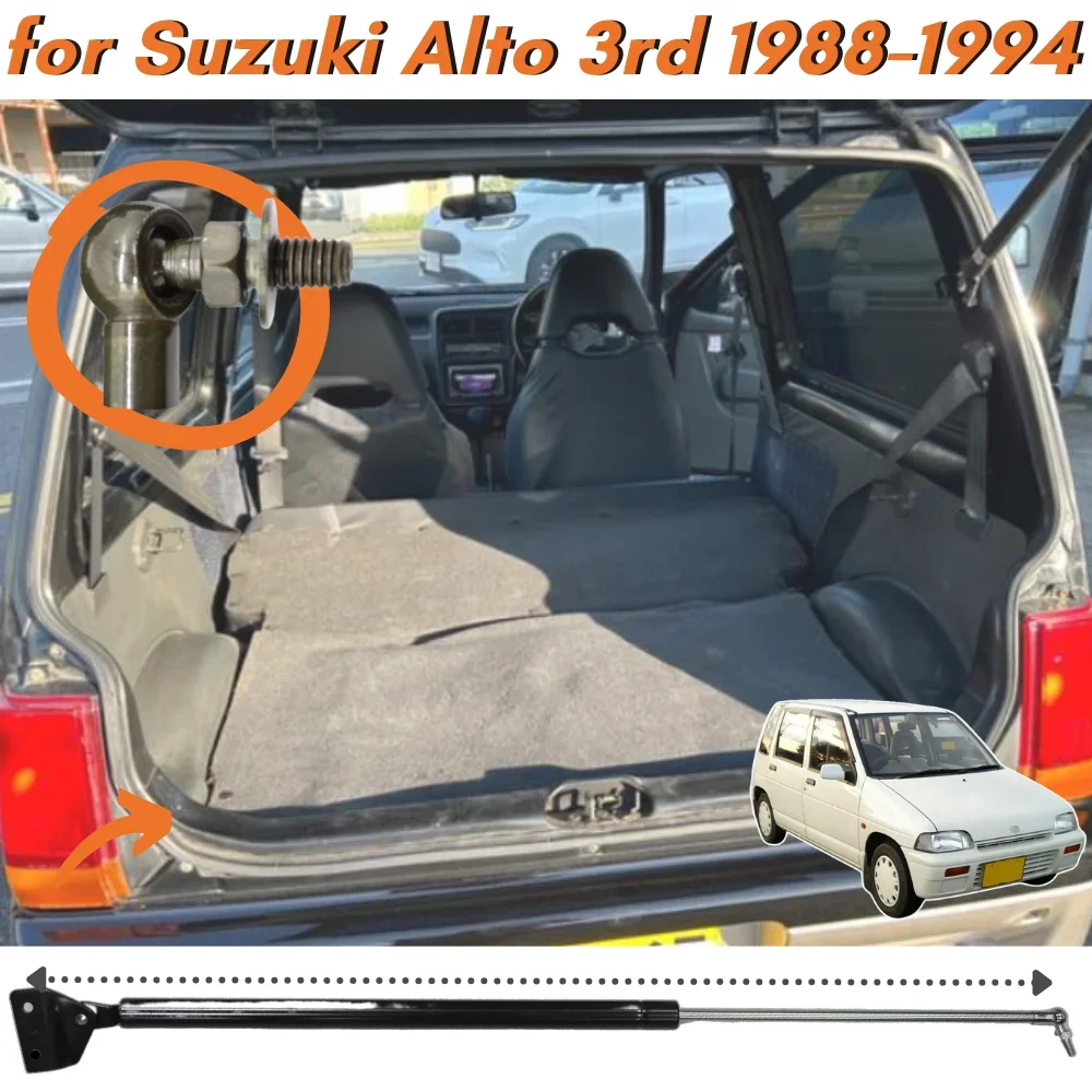 

Кол-во (2) багажные стойки для Suzuki Alto (CL/CM/CN/CP/CR/CS) хэтчбек 1988-1994 81860-70B01 задние газовые пружины, подъемники