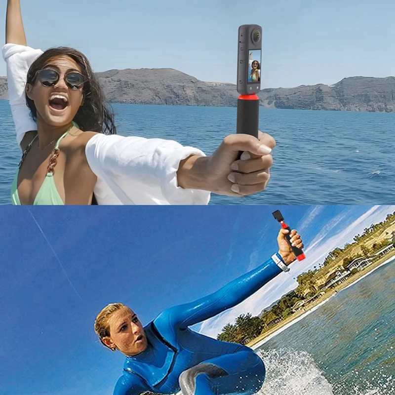 

Y16A для DJI Action 4/3/Insta360 X4/X3/Ace/Ace Pro/GoPro 12/11 спортивная камера поплавок Hnadheld плавучий стержень ручка аксессуары