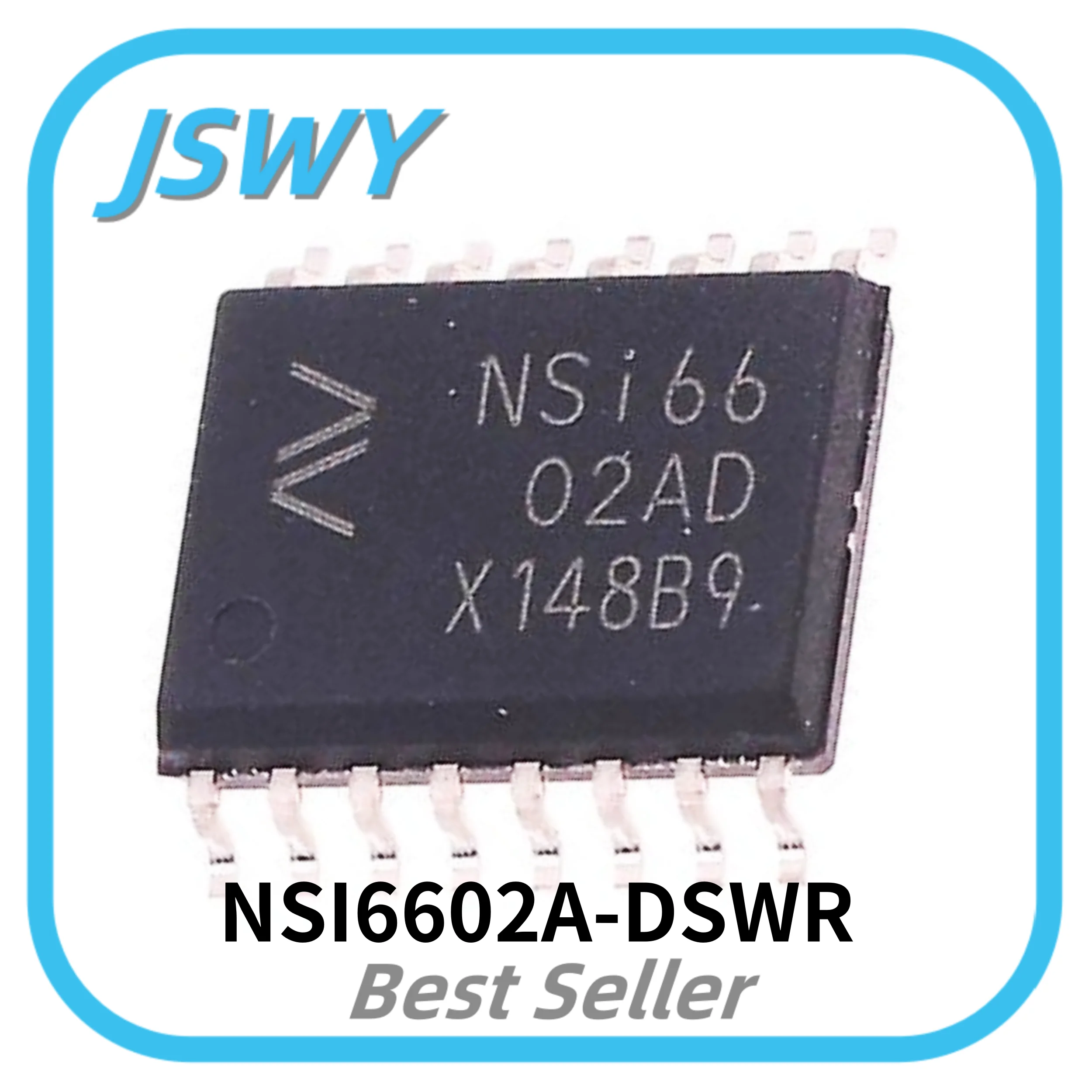 5/20pcs NSI6602A-DSWR NSI6602AD SOW-16 Half-Bridge Gate Driver Chip Original Stock In stock, fast shipping