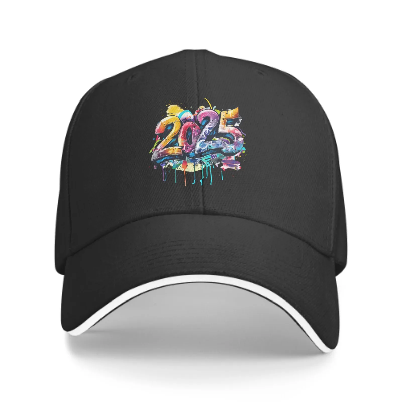 Gorra de béisbol estilo grafiti para hombre y mujer, gorro de béisbol con diseño de lengua de pato, sándwich, moda deportiva diaria, ideal para viajes, primavera y verano, 2025