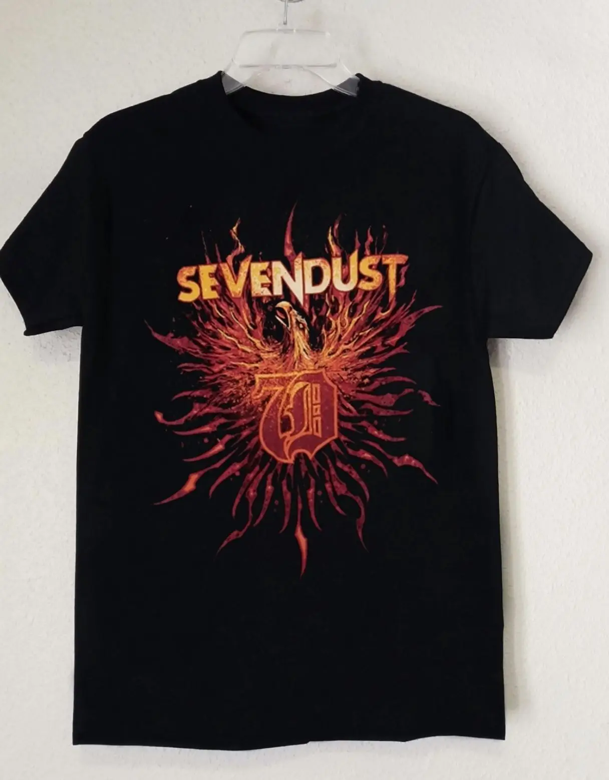 Rare Sevendust Band Basic For Fan Black S 2345XL T shirt