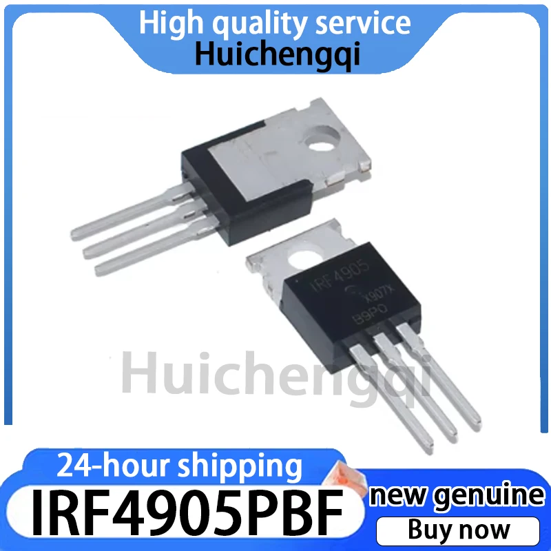 10PCS Original Genuine IRF4905PBF TO-220 P-channel -55V/-74A Direct Insertion MOSFET Field-effect Transistor