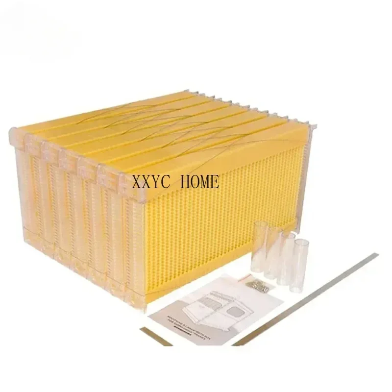 

Automatic Self-Flowing Honey 7 Bee Hive Frames Set Apiculture Equipment Auto Flows Honey Beehive