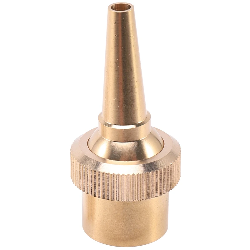 100Pcs 1/2 Inch DN15 Brass Jet Straight Adjustable Fountain Water Spray Nozzles Pool Nozzles Garden Landscape Decoration