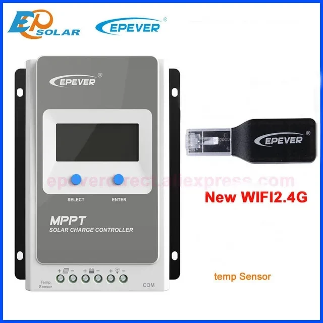 Tracer3210AN 2210AN MPPT solar charge controller 30A 12V/24 Auto connect solar regulator EPEVER MPPT Solar Controller with WIFI