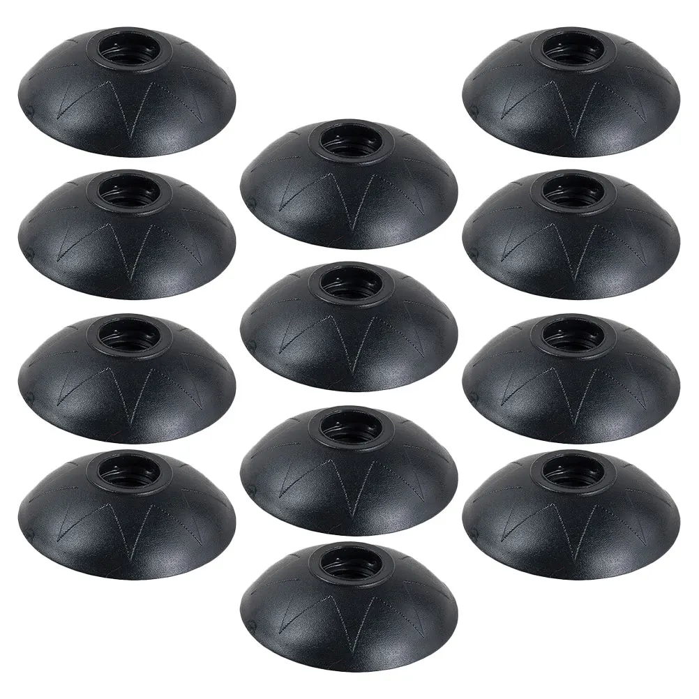 

12 Pcs Trekking Pole Mud Tray Tips Durable Rubber Guard Anti Skid Compact Lightweight Climbing Pole Blocker Walking Stick Pad