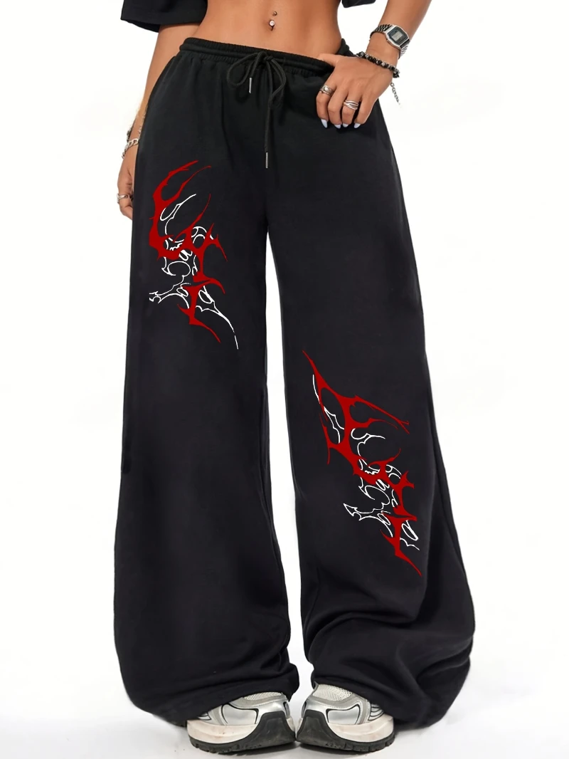 

Sweatpants High Street Hip Hop Casual Pants Men Harajuku Y2K Oversized Sport Winter Fall Super Handsome Men's Straight Leg Pants