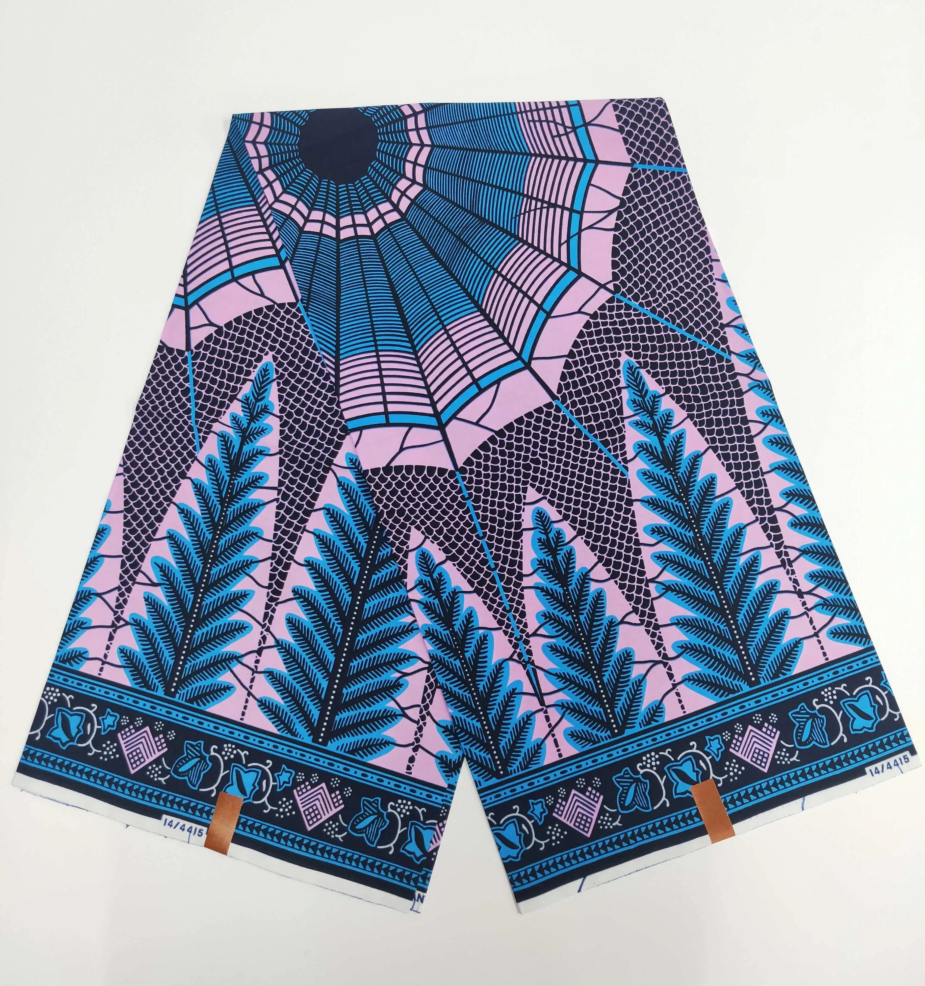 Africa Ankara Printing Wax Patchwork Fabric 100% Cotton Real Cloth Loincloth Sewing Dress Crafts DIY Material Tissu Pagne Wax