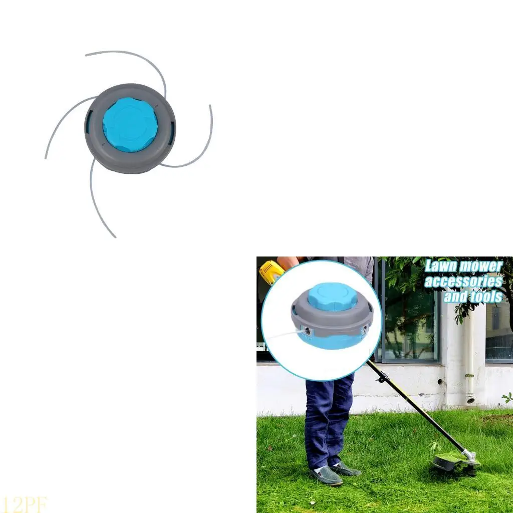 12PF Durable 4 Line Nylon Trimmer Head For Precise Lawn Edging And Vegetation Control