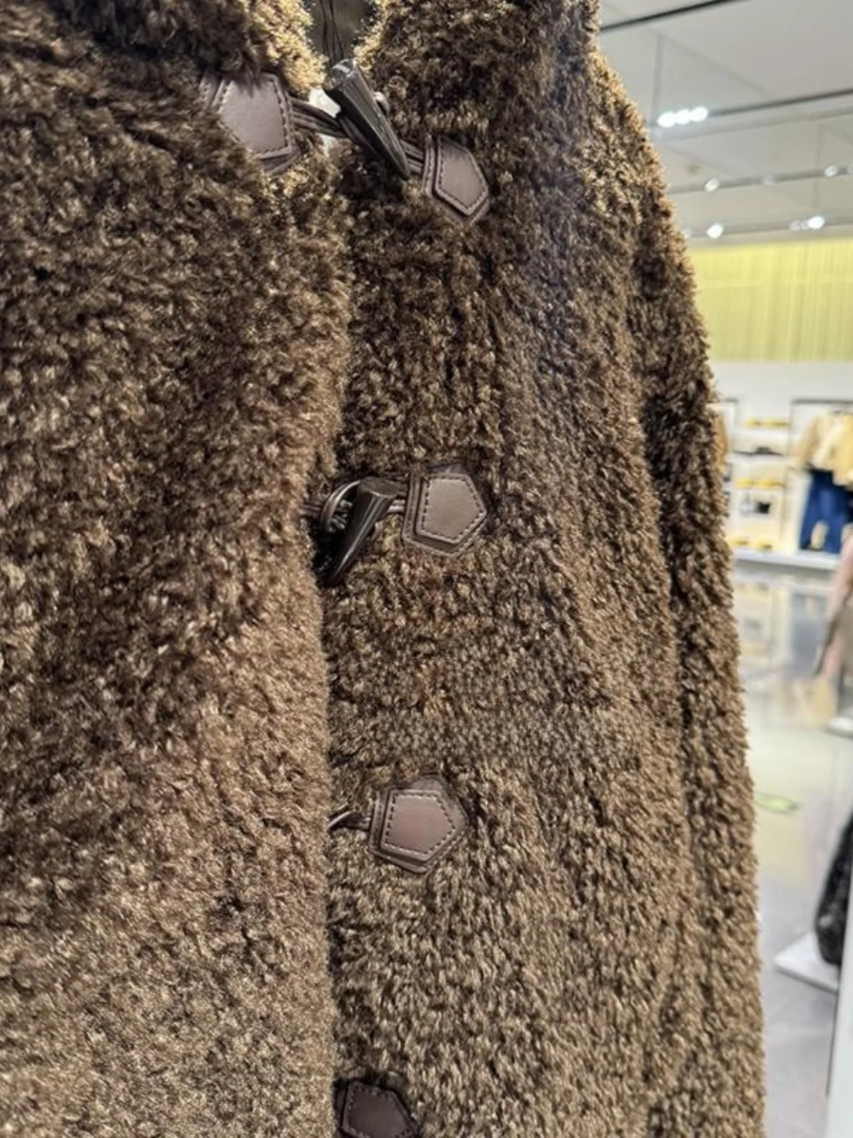 Chaqueta Corta de Moda para Mujer, Otoño Invierno, Nueva Colección URCACHE, con Decoración de Nudo de Cuerda, Efecto Piel, Ma...