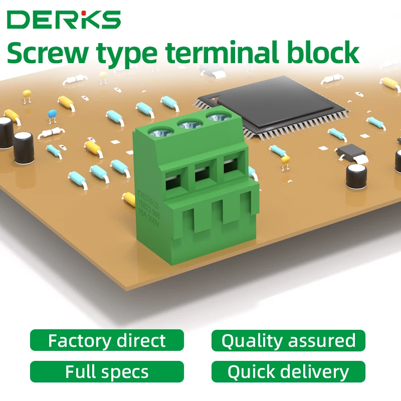 

Factory direct pcb soldering circuit board terminal blocks DERKS YB622-508 current