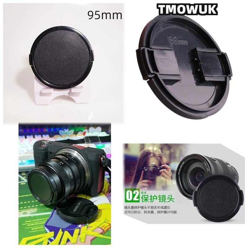 

For SONY A9 A7S A7R4 A7C2 A560 A37 A57 A65 Camera Lens Cap Protective Cover Center Pinch Snap-on 49mm 52 55 58 62 67 72 77 82mm