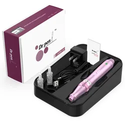 Dr. Pen-máquina eléctrica Ultima M7, 12 agujas de piezas, Derma Pen profesional, Nanoneedles, máquina de tatuajes, mesoterapia, herramienta de cuidado de la piel, SPA