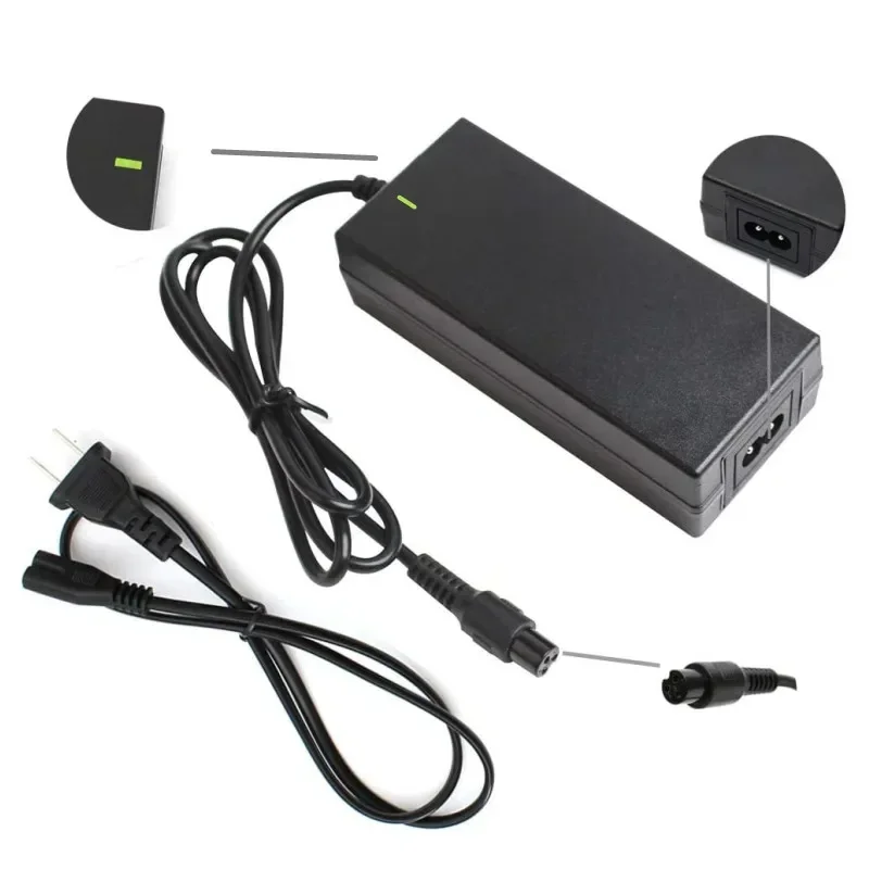 29.4V 2A Charger for 24V 25.2V 25.9V 29.4V 7S Lithium Battery 29.4V Recharger E-bike Charger DC 5.5*2.1 MM EU/US Plug