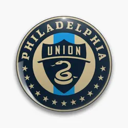 Philadelphia Union  Soft Button Pin Fashion Metal Brooch Lover Creative Jewelry Gift Women Lapel Pin Cute Clothes Cartoon Badge