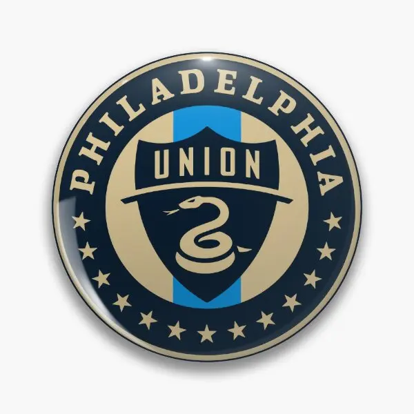 Philadelphia Union  Soft Button Pin Fashion Metal Brooch Lover Creative Jewelry Gift Women Lapel Pin Cute Clothes Cartoon Badge