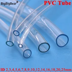 1M/3M/5M Transparent PVC Kunststoff Schläuche Hohe Qualität Wasser Pumpe Rohr 2 3 4 5 6 8 10 12 14 16 18 20 25mm Garten Schlauch