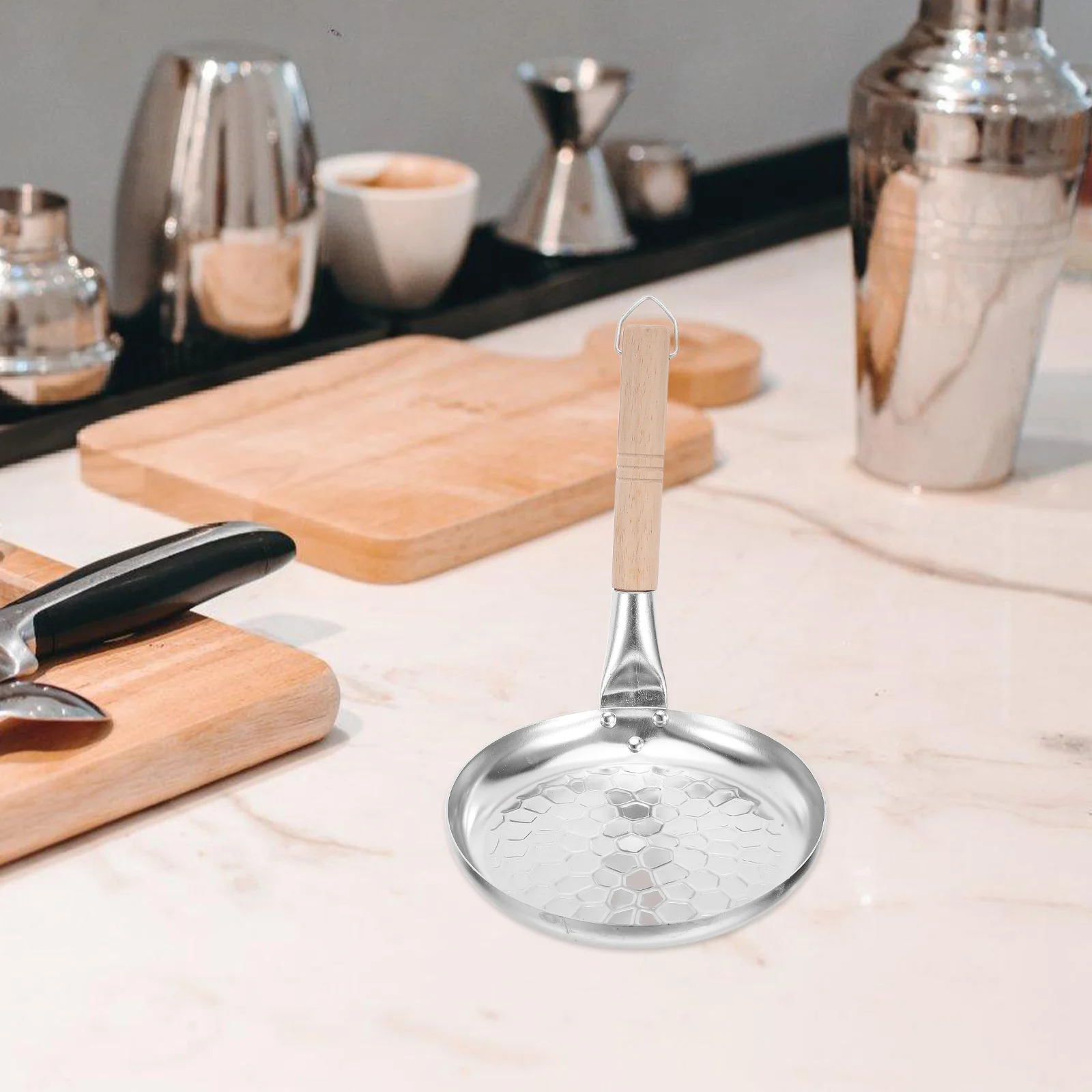 

Aluminum Frying Pan Nonstick Flat Skillet For Pancakes Omelettes Eggs Breakfast Cooking Space Saving Lightweight Grill Pan