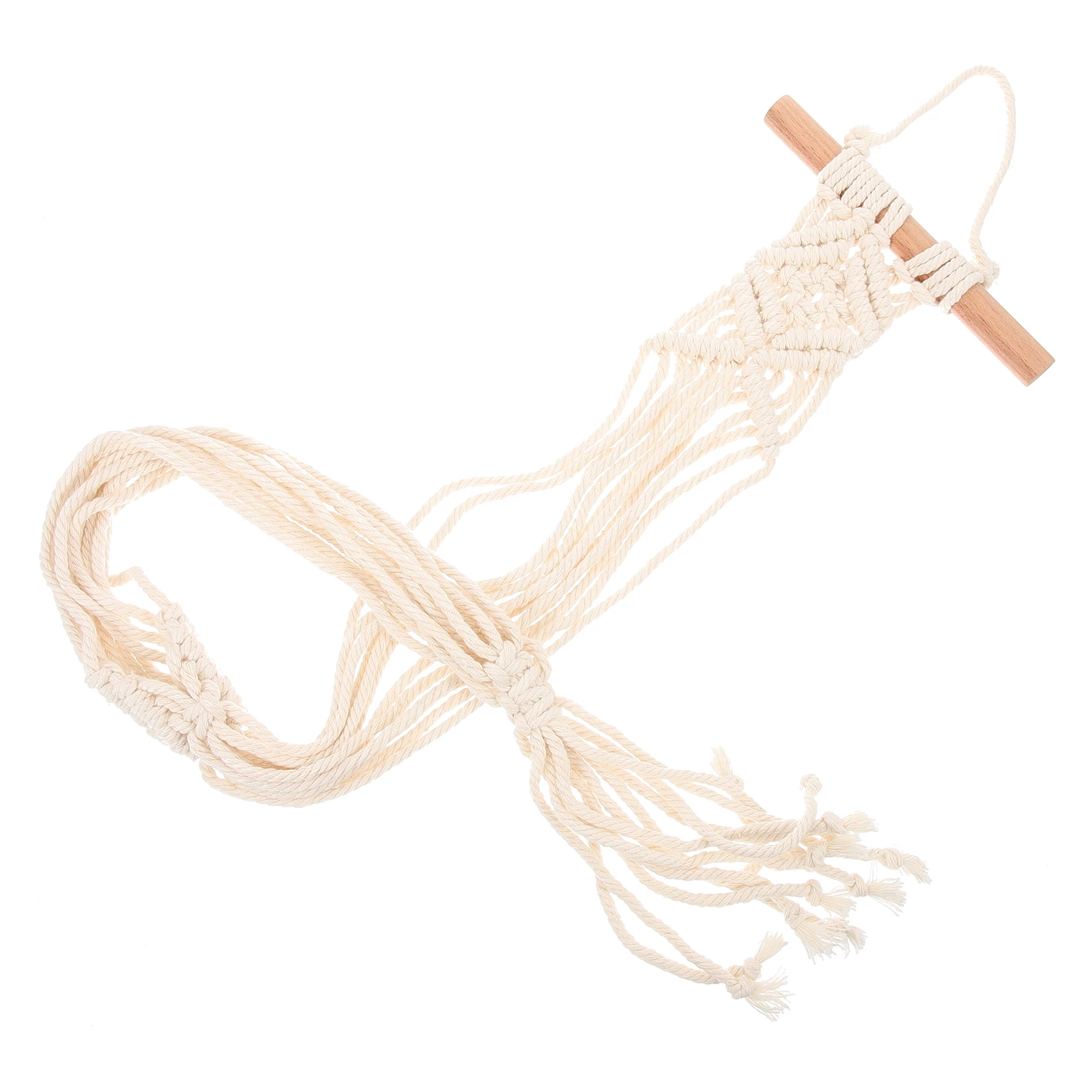 

Bohemian Rack Layer Tidy ganizer Wall Holder Cotton Rope Storage Display Home Decor Macrame Hat Display Holder Hat Hanger
