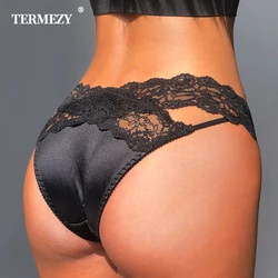 New Bow Panties Women Lace Underwear Sexy Low-Waist Briefs Hollow Out G-String Underpant Solid Comfortable Female Lingerie Panty