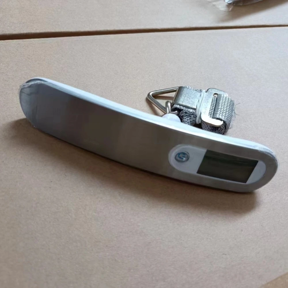 Báscula Digital para Equipaje de 50 kg x 10 g, Báscula Electrónica Portátil, Balanza para Maletas de Viaje, Báscula Colgante con Gancho