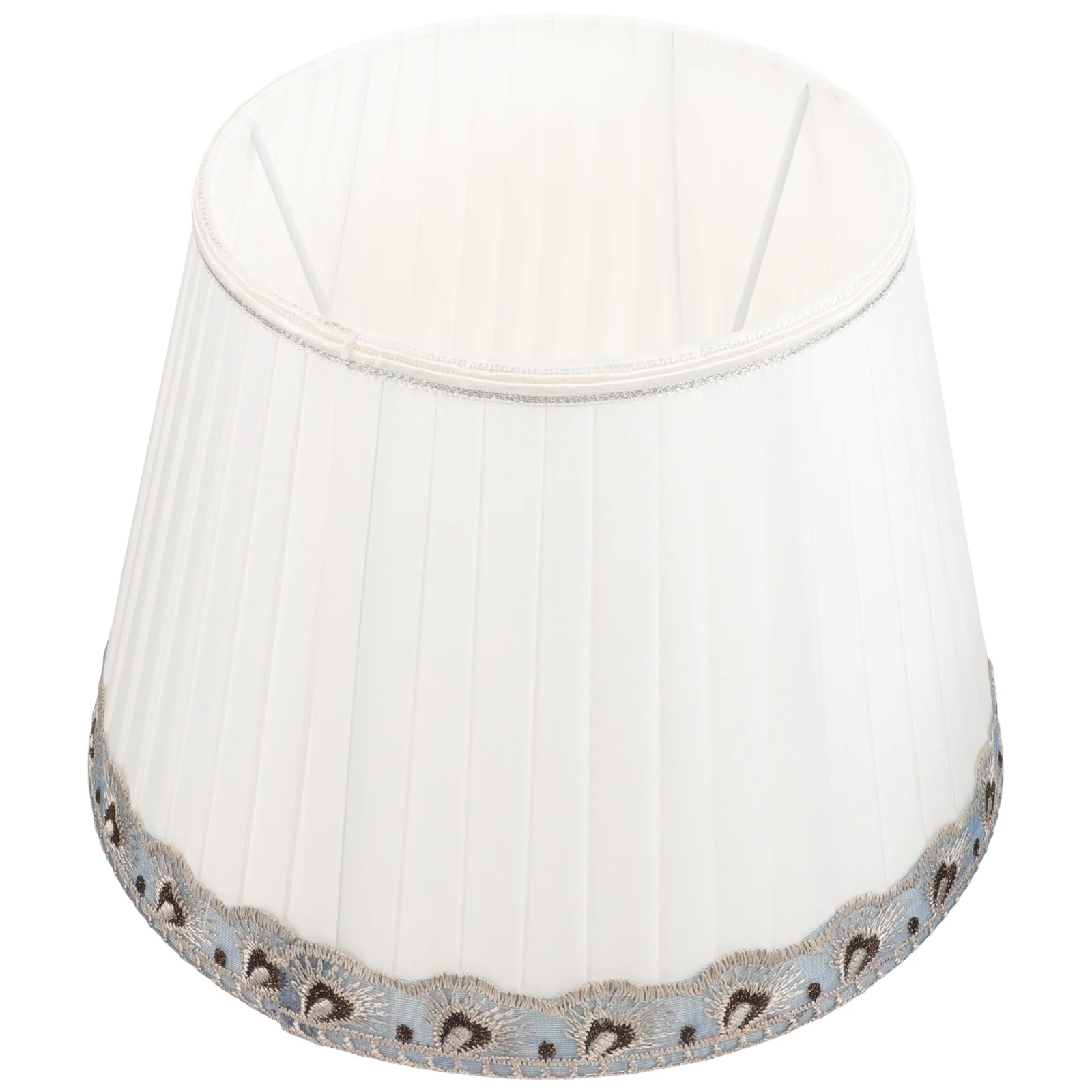 

Lampshade For Desk Lamp E27 Base Cloth Drum Shape Replacement Cover Retro Style Small Lamp Shade Vintage Design Decorative