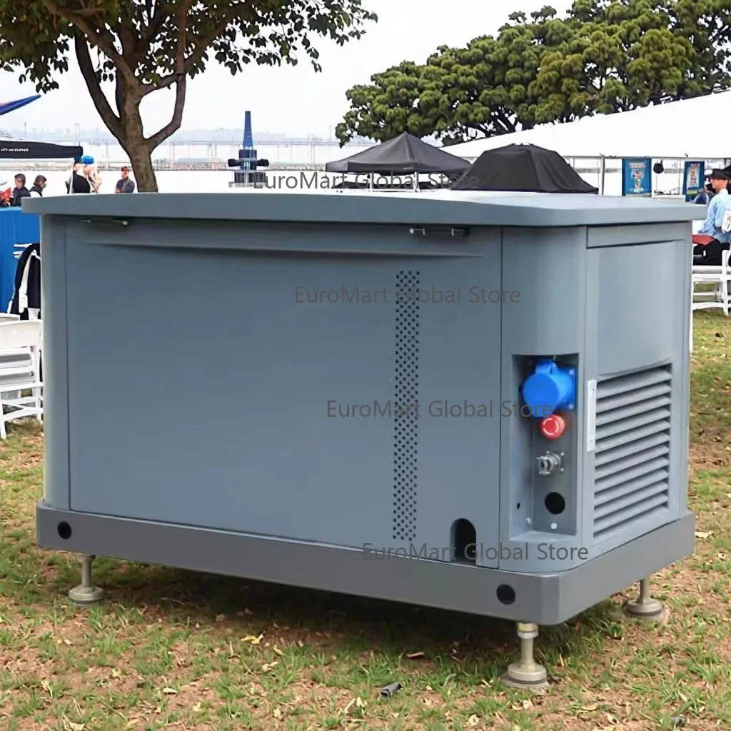 Factory Tractor Supply Dual Fuel LPG/Natural Super Silent Remote Start Generator 10-50KVA 10KW-50KW Single/3 Phases