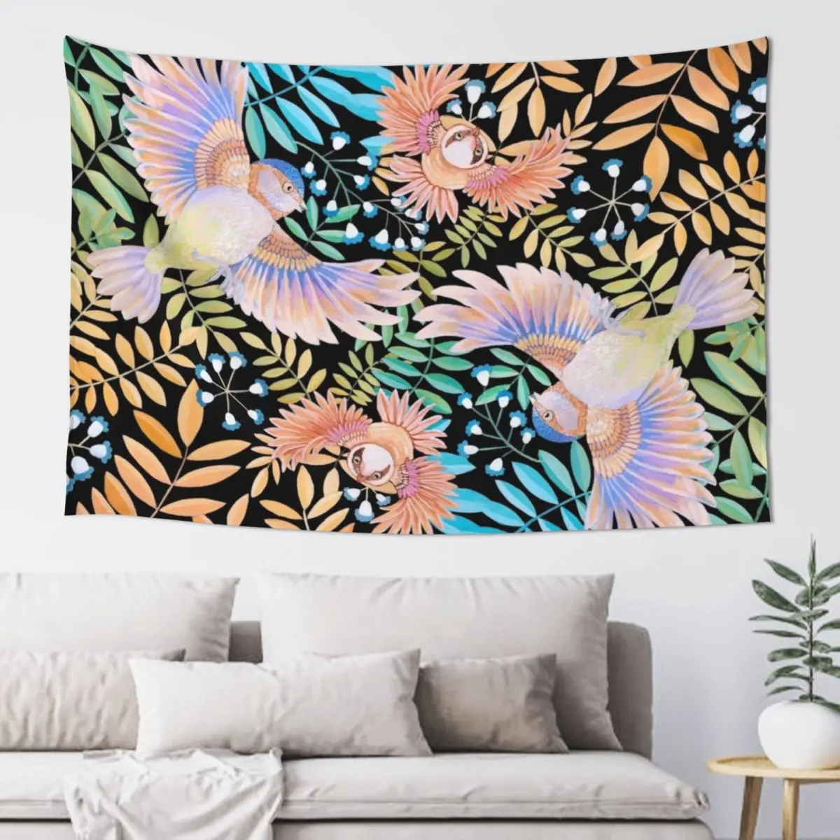 

Birds of Paradise Tapestry Home And Comfort Decor Funny Bedroom Decoration Wall Coverings Tapestry