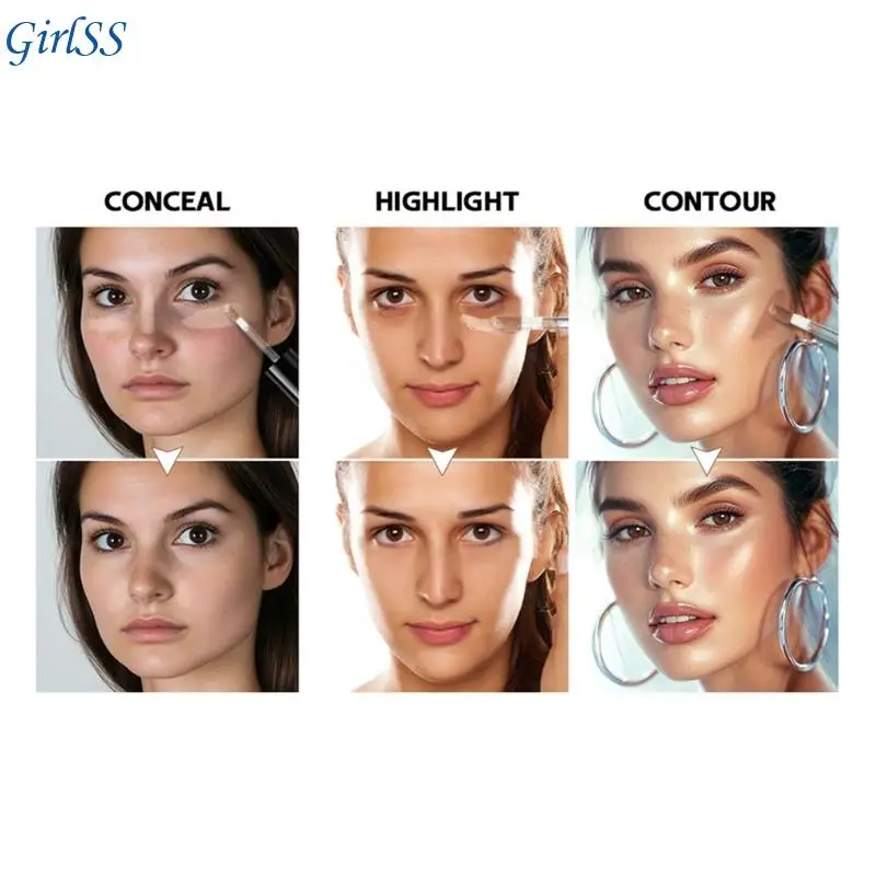 Korektor w płynie nawilżający Wodoodporne krycie, które można budować do codziennego makijażu Użyj T4MB