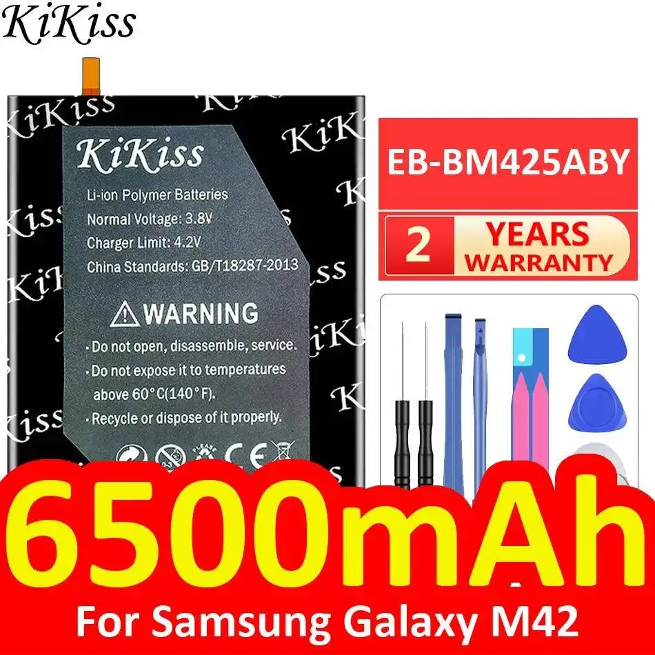 

Премиум-аккумулятор EB-BM425ABY 6500 мАч для мобильного телефона Samsung Galaxy M42