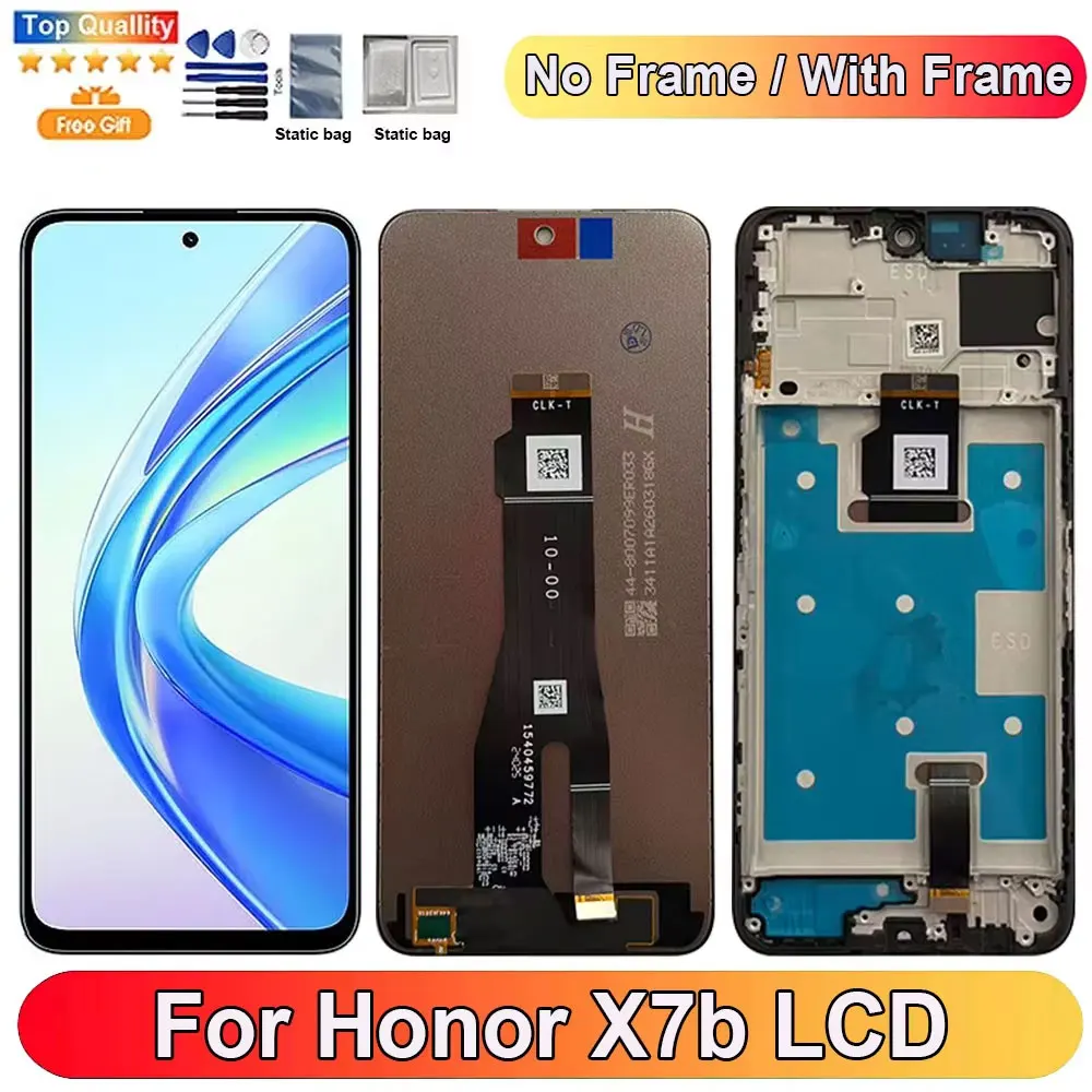 

6.8''For Honor X7b LCD Display Screen Touch Panel Digitizer Replacement Parts For Honor X7b Screen With Frame