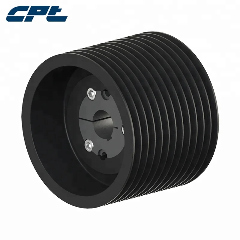 For 12 Grooves SPC belt Heavy duty v belt pulley for crasher