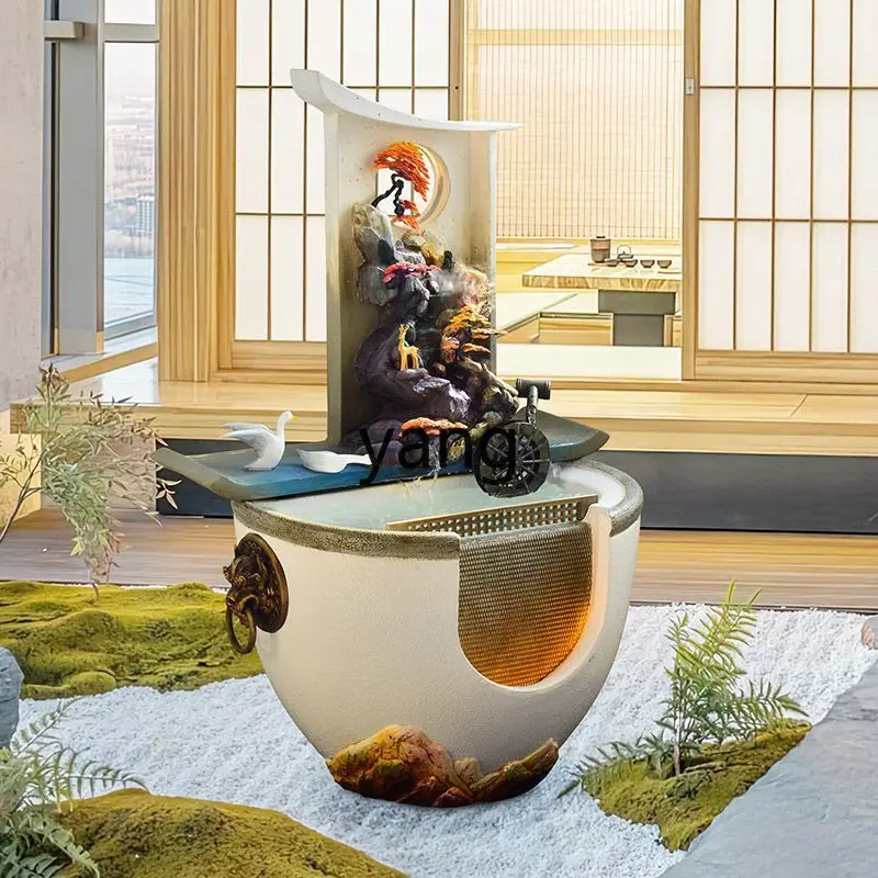 LTT automatic circulating water balcony fish tank water feature rockery flowing water ornament decoration