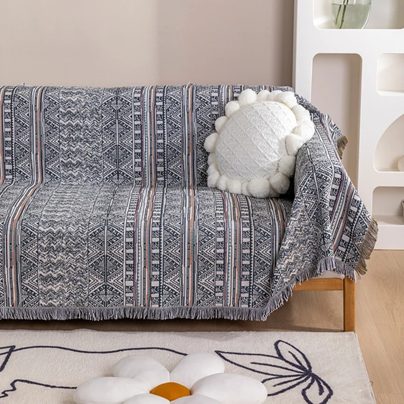 

Плед-одеяло с геометрическим символом, чехлы для диванов, украшения для дома, пылезащитный чехол, грязеотталкивающее искусственное одеяло для кровати