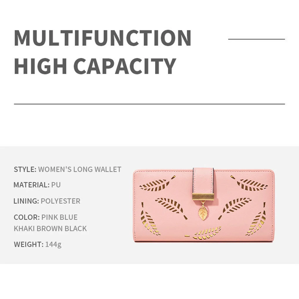 Стильный и функциональный модный женский кошелек из искусственной кожи с уникальным кошельком большой емкости для женщин