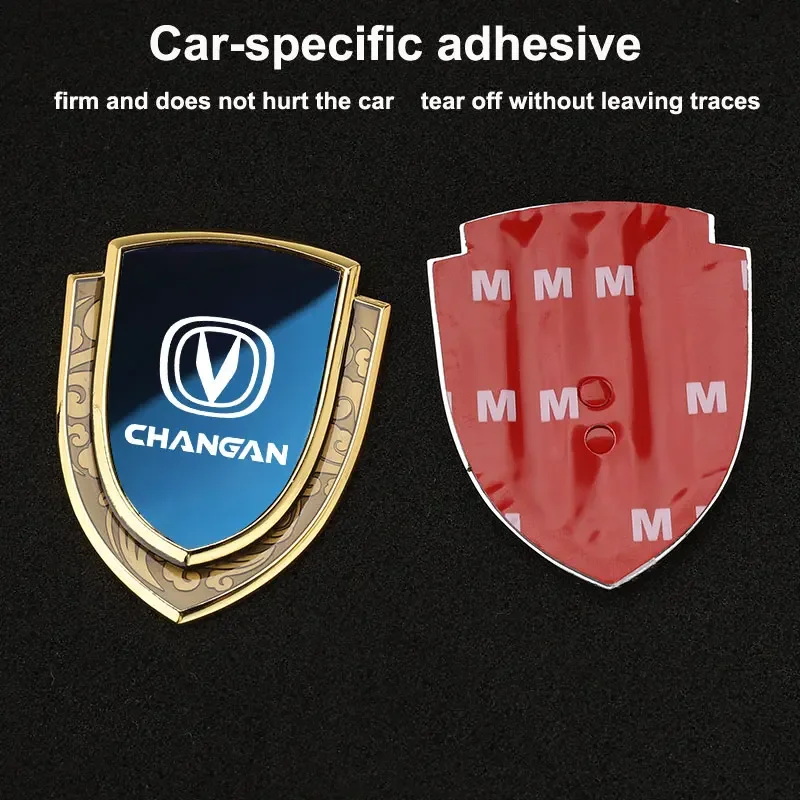 

Car Sticker Emblems Side Shield Logo Badge Auto Body Sticker For Changan CS35 Plus PLUS CS75 PLUS Eado UNI-T X5 X7 EV 2019-2023