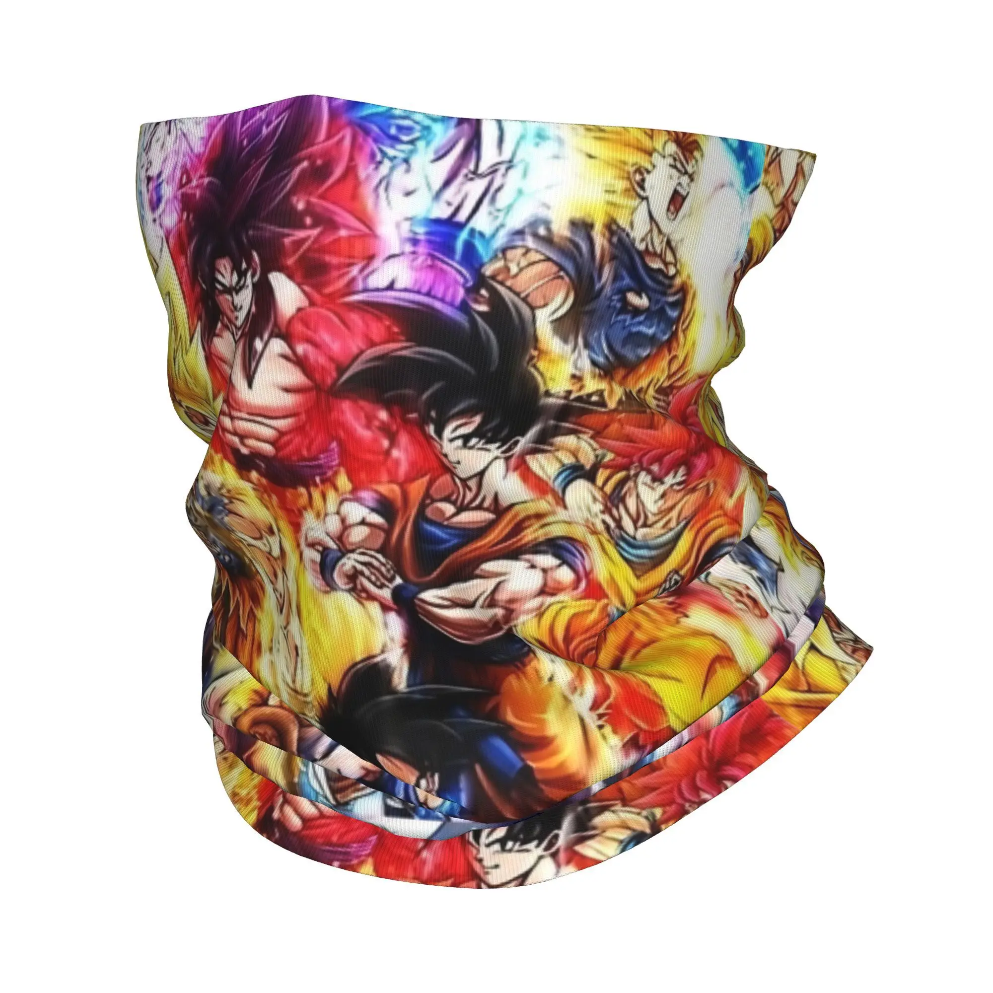 GOKU Vegeta Gohan Trunks Gogeta Dbz Dragon Ball Bandana Neck Gaiter Printed  Wrap Scarf Multifunctional Balaclava All Season