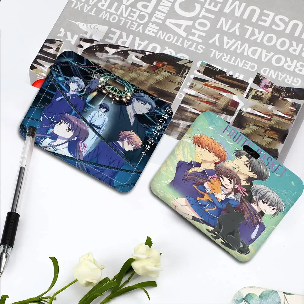 Fruits Basket Anime Ausweishalter Lanyards Mädchen Türkartenetui Hängeriemen Damen Ausweishalter Umhängeband Visitenkartenhalter
