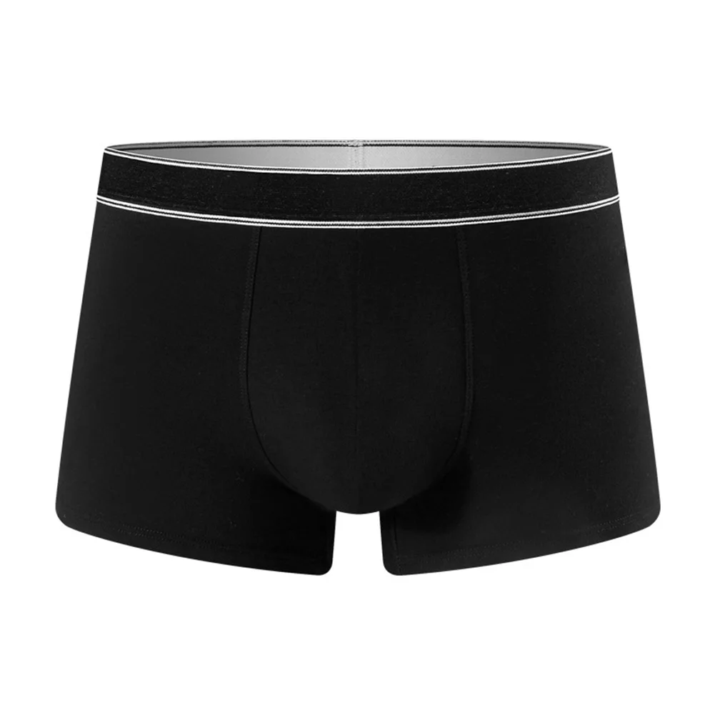 

Boxer Underwear For Men Soft Cotton Fabric Breathable and Comfortable Solid Color Regular Wear Ideal For All Seasons